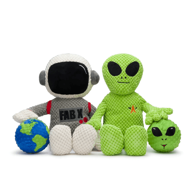 Fabdog Floppy Dog Toy Astronaut  Dog Toys  | PetMax Canada