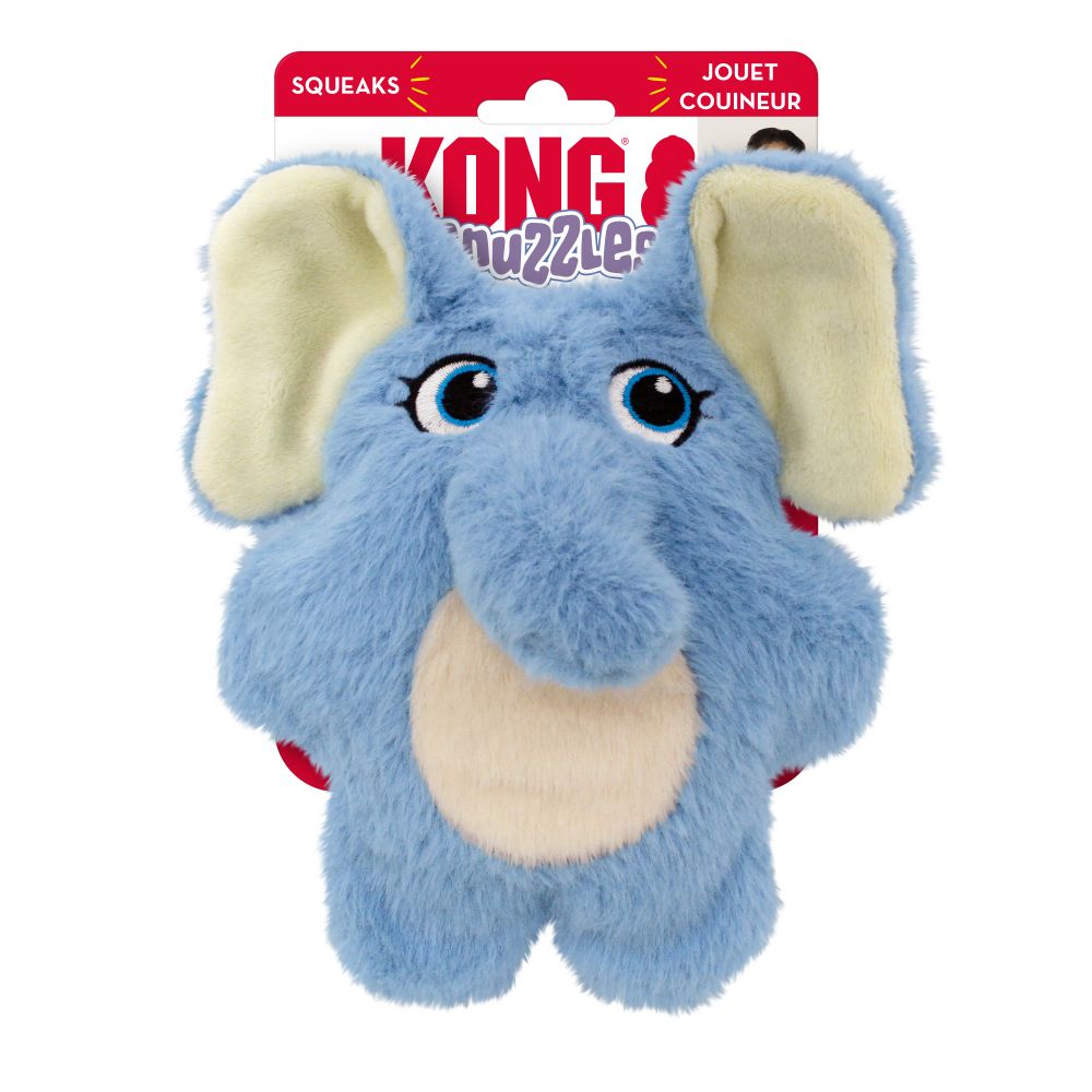 Kong Dog Toy Snuzzles Kiddos Elephant  Dog Toys  | PetMax Canada