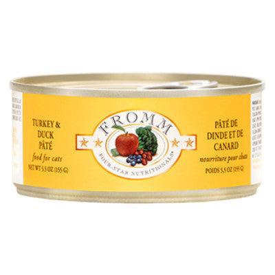Fromm Four Star Canned Cat Food Turkey & Duck Pate - 156g - Canned Cat Food - Fromm - PetMax Canada