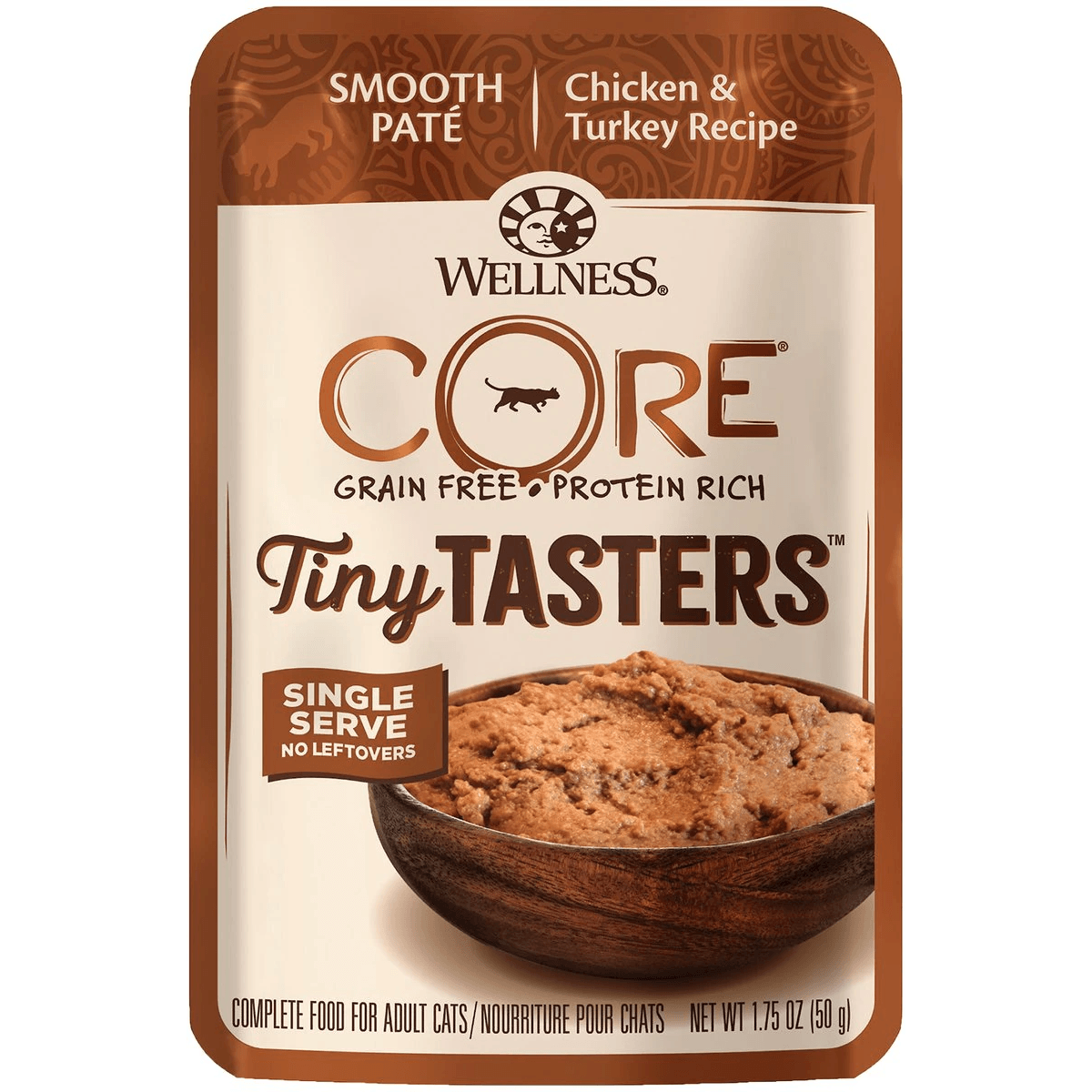 Wellness CORE Tiny Tasters Chicken & Turkey Wet Cat Food - 50g - Canned Cat Food - Wellness - PetMax Canada