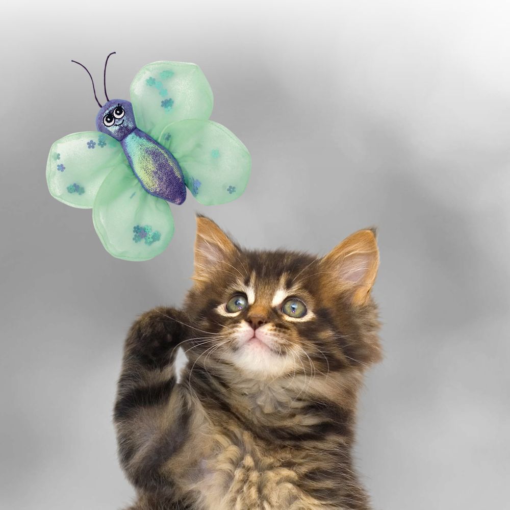 Kong Cat Toy Better Buzz Butterfly  Cat Toys  | PetMax Canada