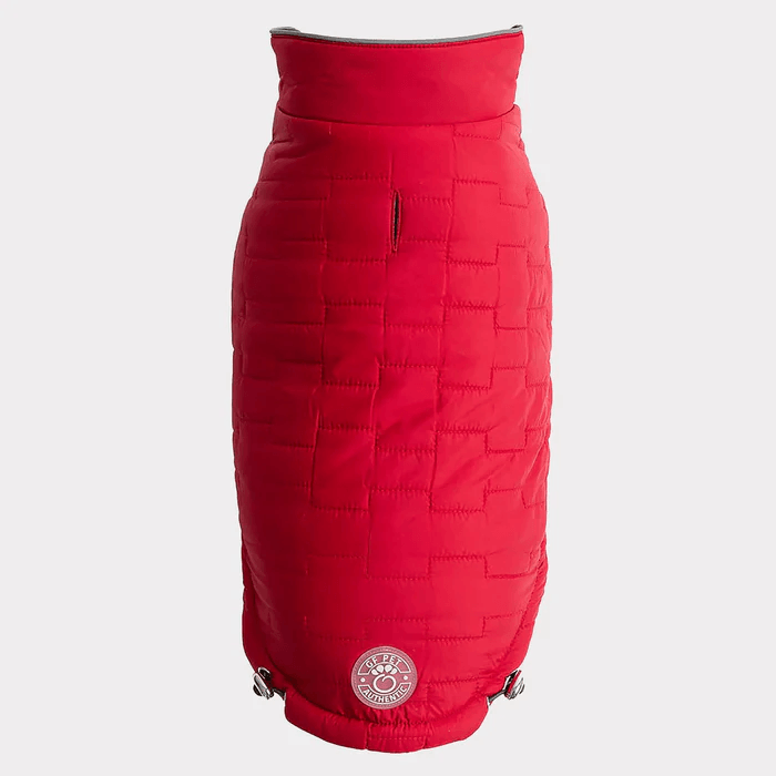 GF Pet Reversible Chalet Jacket Red For Dogs - X-Small - Coats - GF Pet - PetMax Canada