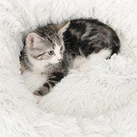 Catit Fluffy Bed White - 60cm (20") - Cat Beds - Catit - PetMax Canada