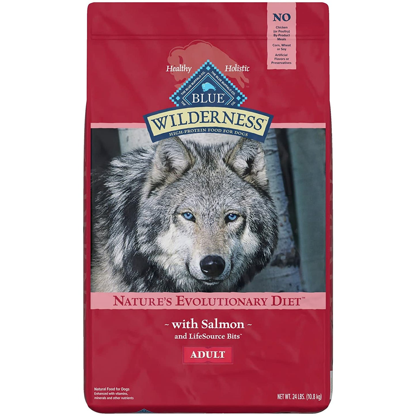 Blue Buffalo Wilderness Dog Food Salmon Formula 10.9 Kg Dog Food 10.9 Kg | PetMax Canada