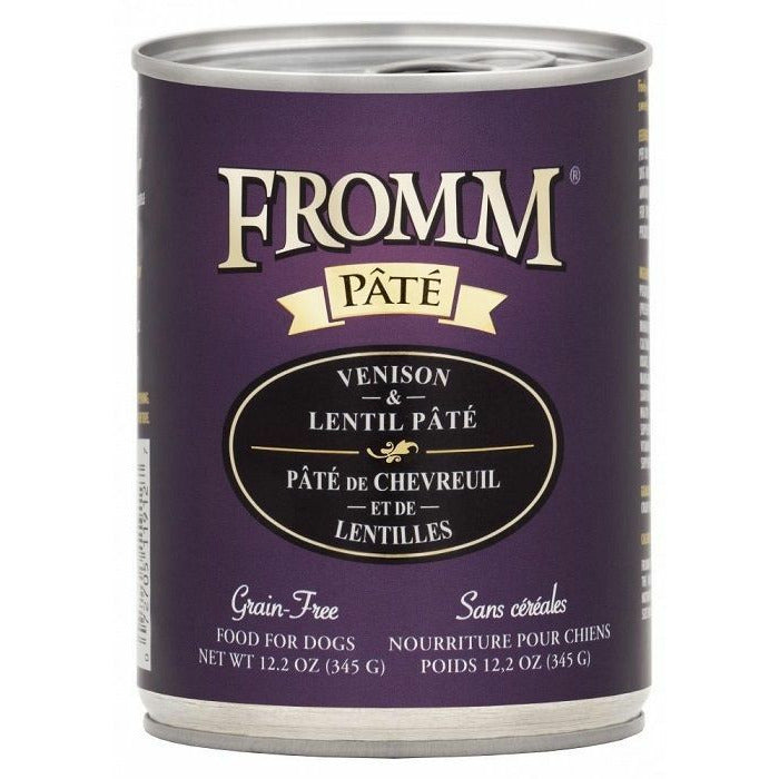 Fromm Canned Dog Food Venison & Lentil Pate  Canned Dog Food  | PetMax Canada