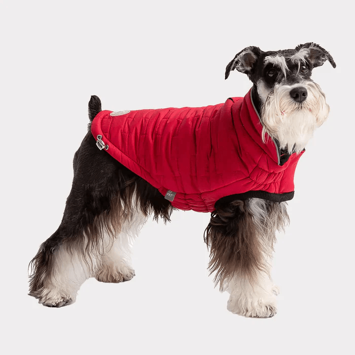 GF Pet Reversible Chalet Jacket Red For Dogs  Coats  | PetMax Canada