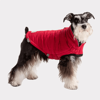 GF Pet Reversible Chalet Jacket Red For Dogs - X-Small - Coats - GF Pet - PetMax Canada