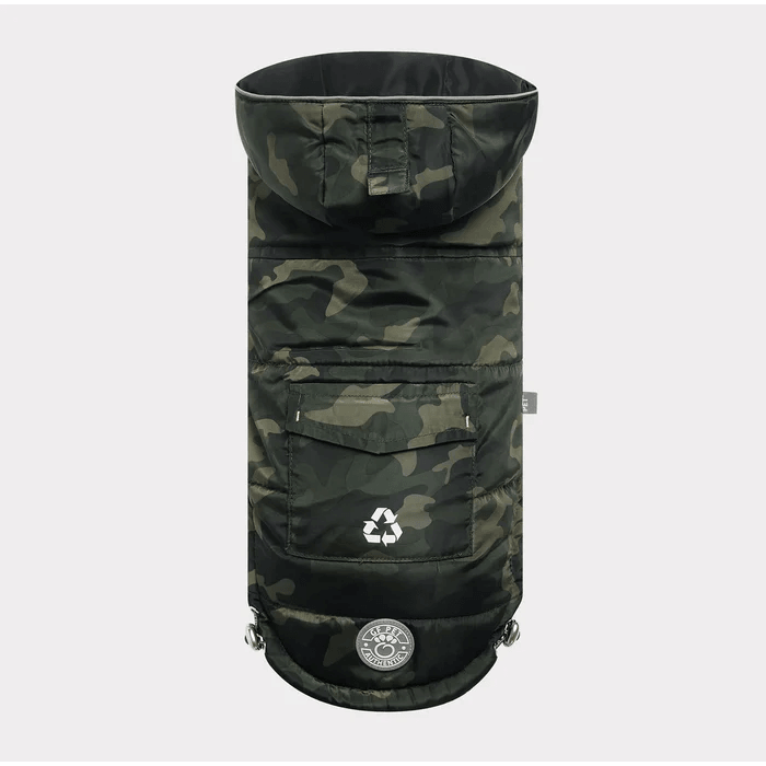 GF Pet Recycled Parka Camouflage For Dogs - X-Small - Coats - GF Pet - PetMax Canada