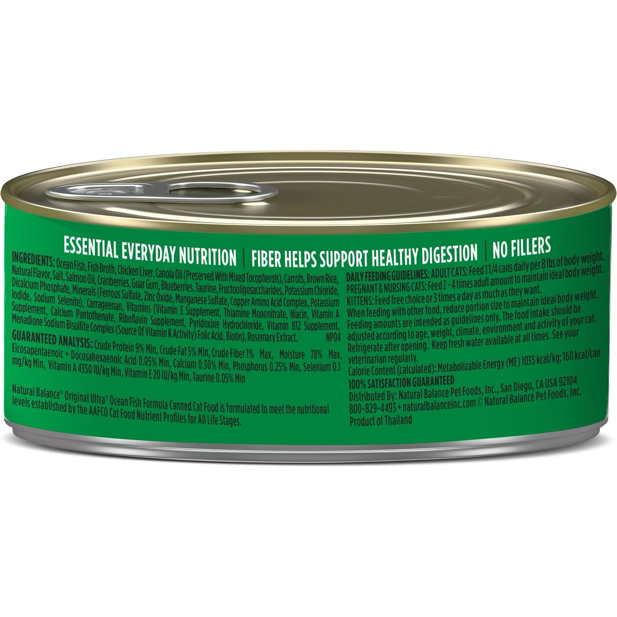 Natural Balance Ultra Premium Ocean Fish Formula Canned Cat Food  Canned Cat Food  | PetMax Canada