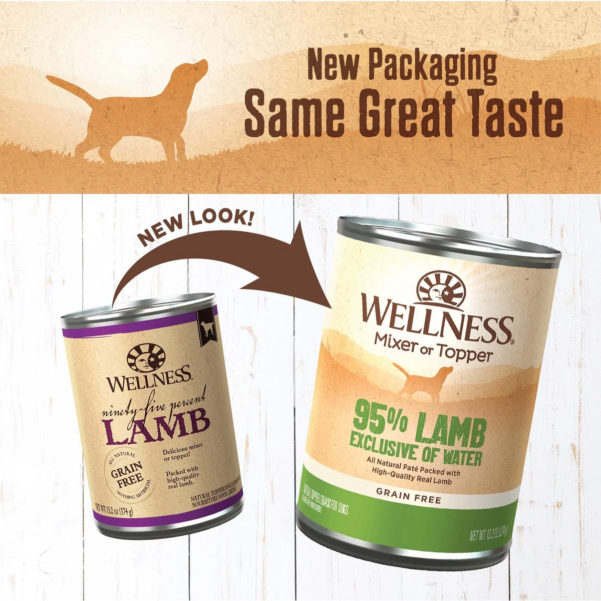 Wellness Canned Dog Food 95% Lamb  Canned Dog Food  | PetMax Canada