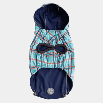 GF Pet Reversible Raincoat Navy For Dogs - X-Small - Coats - GF Pet - PetMax Canada