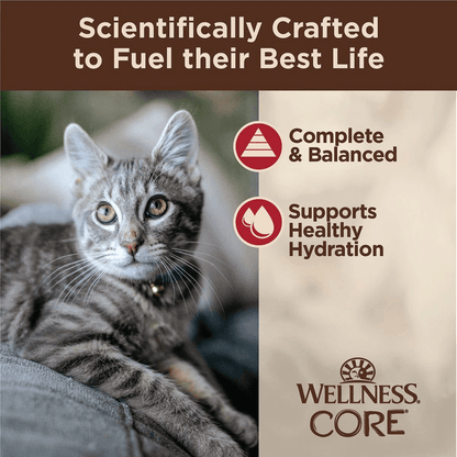 Wellness CORE Tiny Tasters Minced Chicken & Beef in Gravy Wet Cat Food - 50g - Canned Cat Food - Wellness - PetMax Canada