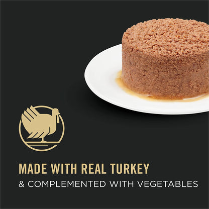 Purina Pro Plan Complete Essentials Turkey & Vegetables Entree Canned Cat Food - 156g - Canned Cat Food - Purina Pro Plan - PetMax Canada