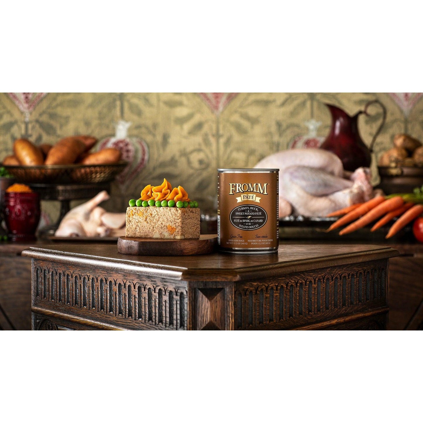 Fromm Canned Dog Food Turkey, Duck, & Sweet Potato Pate  Canned Dog Food  | PetMax Canada