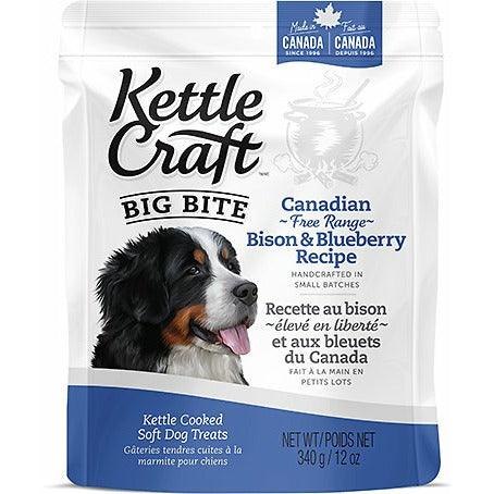 Kettle Craft Bison & Blueberry Big Bite Dog Treats - 340g - Dog Treats - Kettle Craft - PetMax Canada