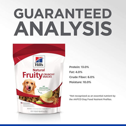 Hill's Science Diet Dog Treats Natural Fruity Apple & Oatmeal - 227g - Dog Treats - Hill's Science Diet - PetMax Canada