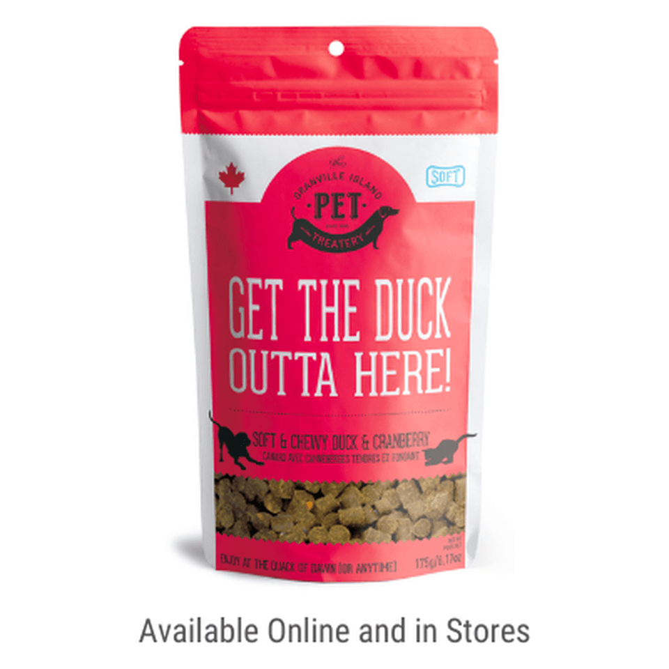 Granville Island Duck & Cranberry Soft & Chewy Treats - 175g - Dog Treats - Granville Island Pet Treatery - PetMax Canada