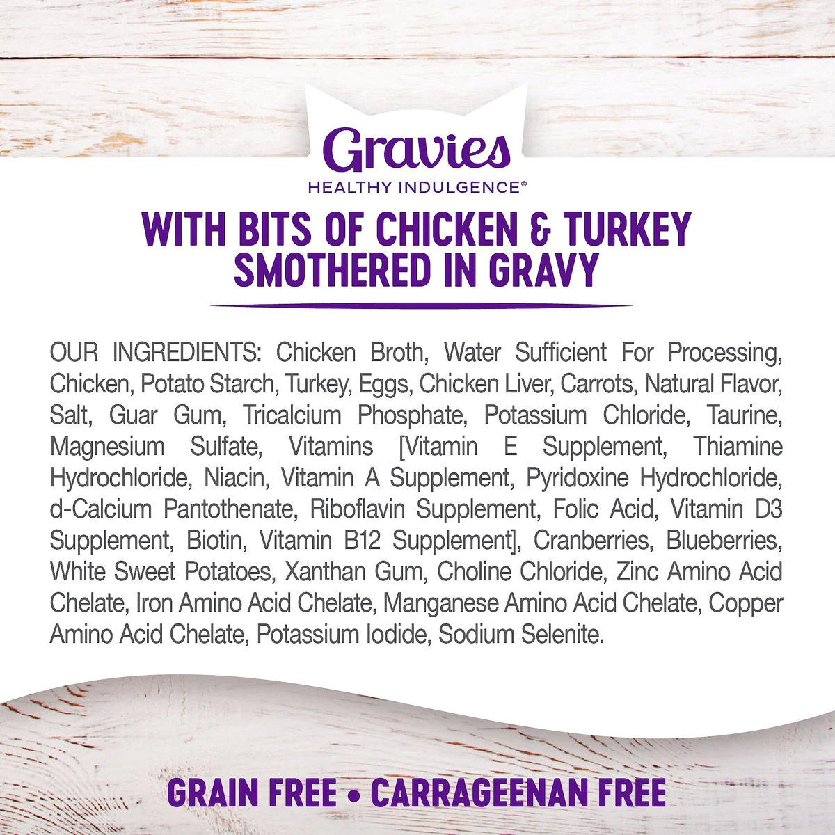 Wellness Healthy Indulgence Gravies Chicken & Turkey Wet Cat Food  Canned Cat Food  | PetMax Canada