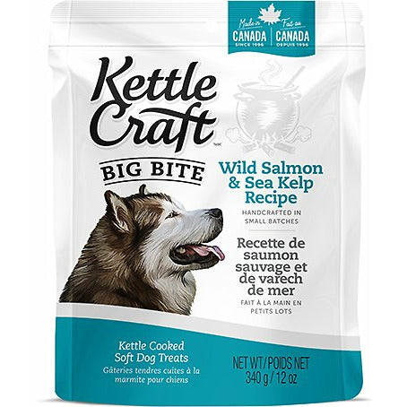 Kettle Craft Wild Salmon & Sea Kelp Big Bite Dog Treats  Dog Treats  | PetMax Canada