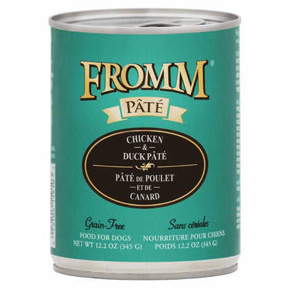 Fromm Canned Dog Food Chicken & Duck Pate - 345g - Canned Dog Food - Fromm - PetMax Canada