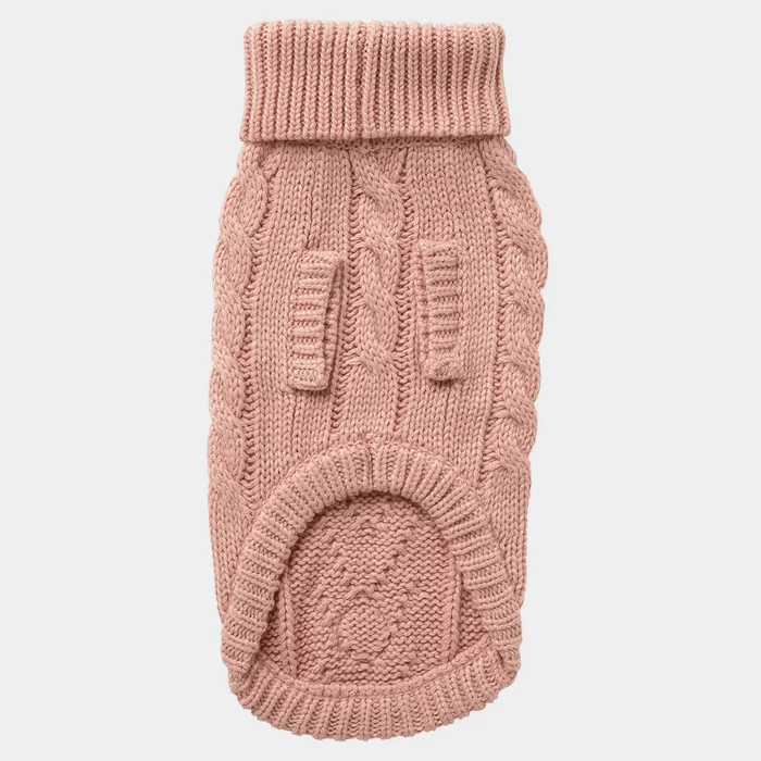 GF Pet Chalet Sweater Pink For Dogs  Sweaters  | PetMax Canada