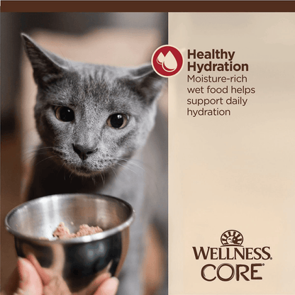 Wellness CORE Tiny Tasters Minced Chicken & Beef in Gravy Wet Cat Food - 50g - Canned Cat Food - Wellness - PetMax Canada