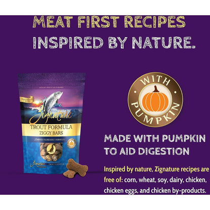 Zignature Trout Formula Biscuit Treats for Dogs - 340g - Dog Treats - Zignature Pet Food - PetMax Canada