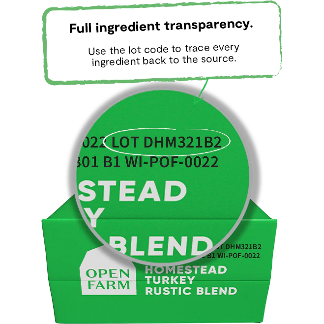 Open Farm Wet Cat Food Homestead Turkey Rustic Blend - 156g - Canned Cat Food - Open Farm - PetMax Canada