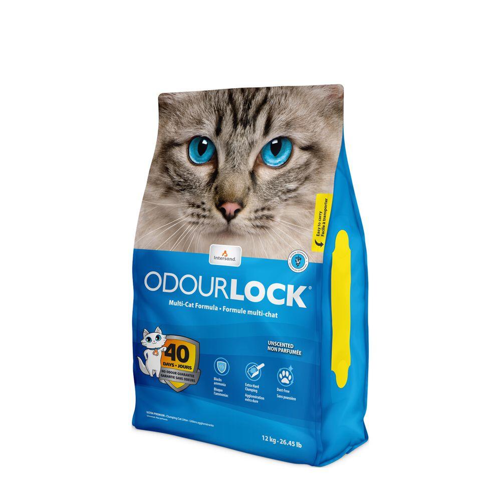 Odourlock Ultra Premium Unscented Multi-Cat Clumping Litter - 6 Kg - Cat Litter - Odourlock - PetMax Canada