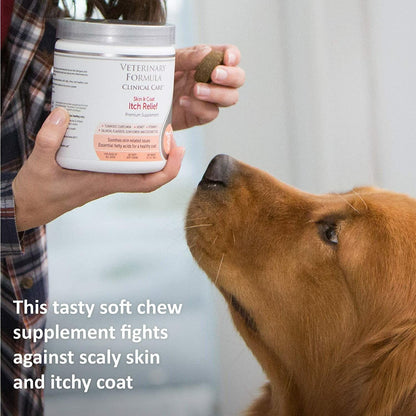 Veterinary Formula Clinical Care Skin & Coat Itch Relief Supplement - 30 Count - Health Care - Synergy Labs - PetMax Canada