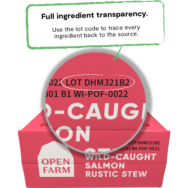 Open Farm Wet Dog Food Wild Caught Salmon Rustic Stew - 354g - Canned Dog Food - Open Farm - PetMax Canada