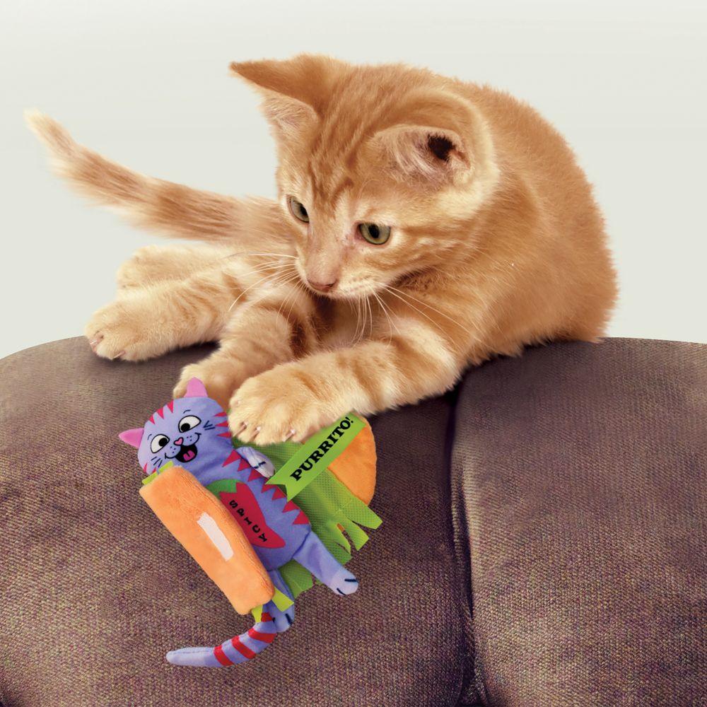 Kong Cat Toy Pull-A-Partz Purrito - Purrito - Cat Toys - Kong - PetMax Canada