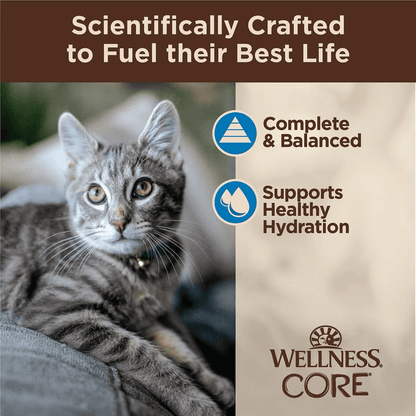 Wellness CORE Tiny Tasters Flaked Tuna & Shrimp in Sauce Wet Cat Food - 50g - Canned Cat Food - Wellness - PetMax Canada