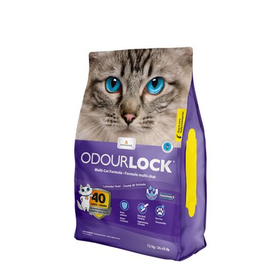 Odourlock Ultra Premium Lavender Clumping Litter  Cat Litter  | PetMax Canada