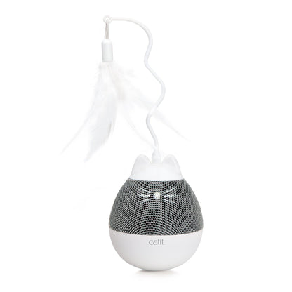 Catit Pixi Spinner Electronic Cat Toy White & Grey - Default Title - Cat Toys - Catit - PetMax Canada