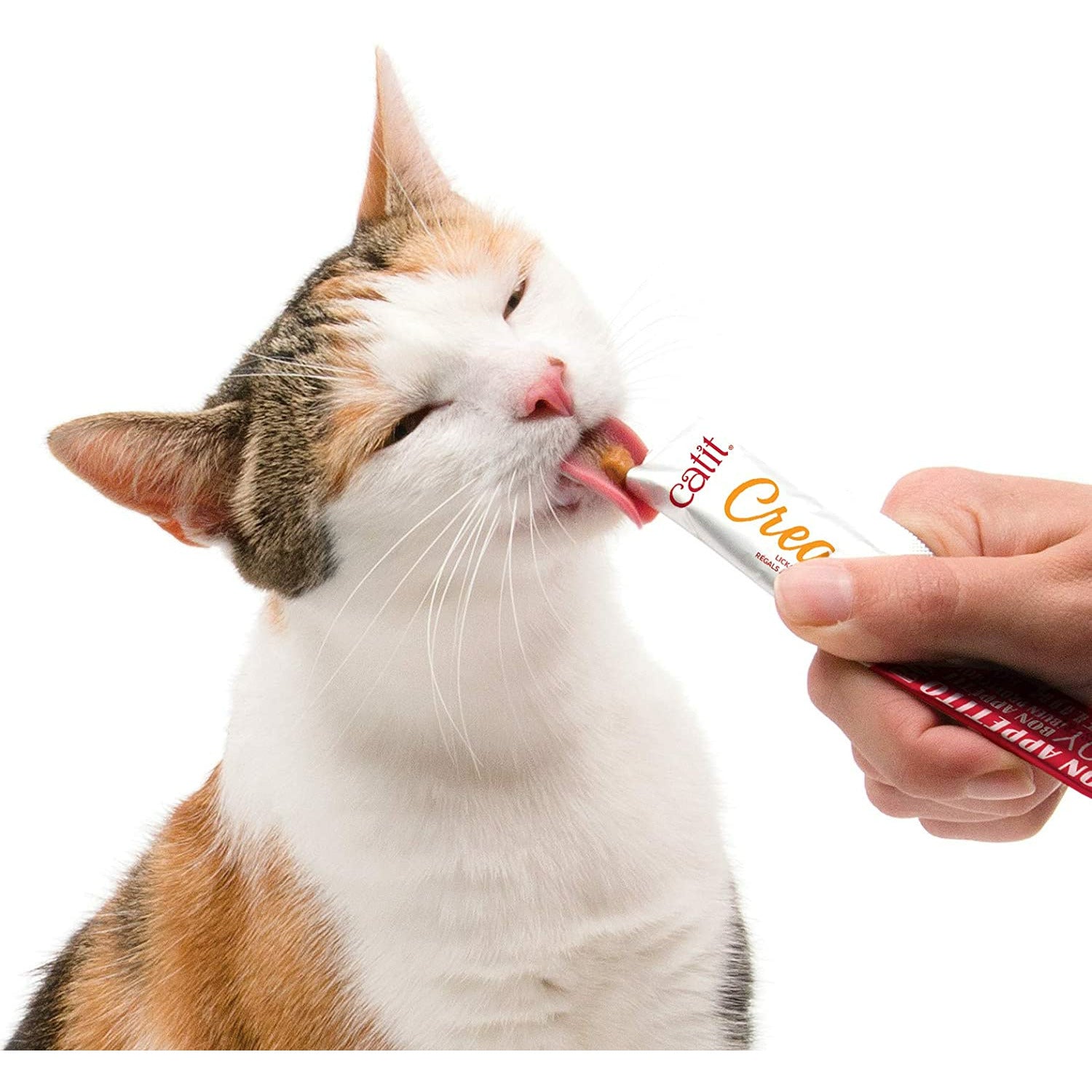 CatIt Creamy Lickable Treats Salmon  Cat Treats  | PetMax Canada