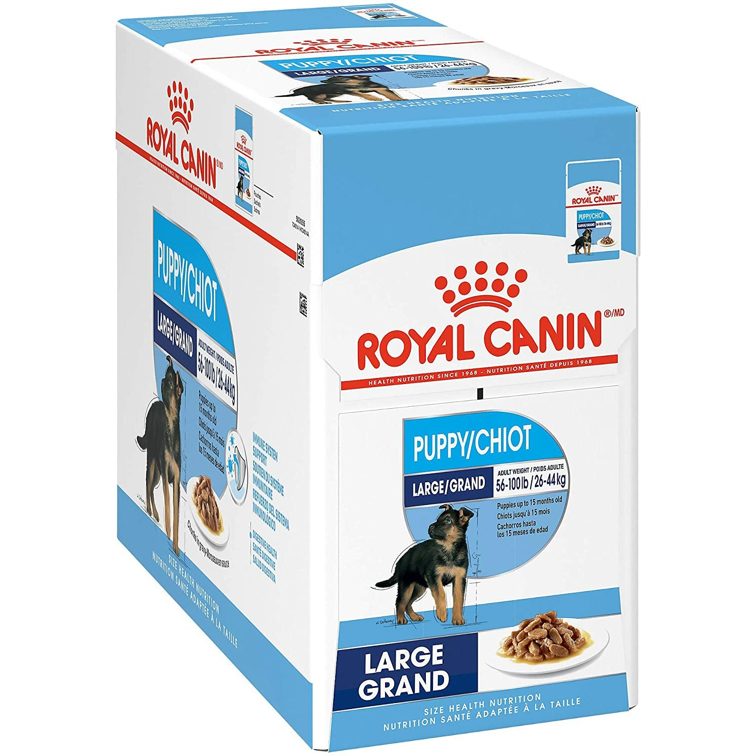 Royal Canin Wet Dog Food Pouch Large Puppy  Canned Dog Food  | PetMax Canada