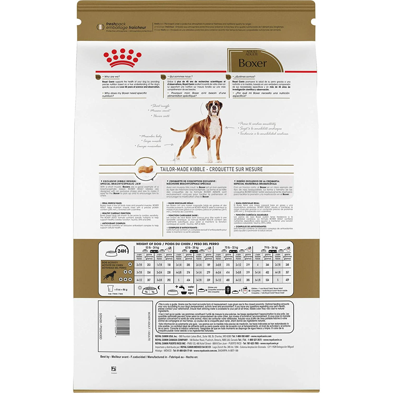Royal Canin Breed Health Nutrition Boxer Adult Dry Dog Food  Dog Food  | PetMax Canada