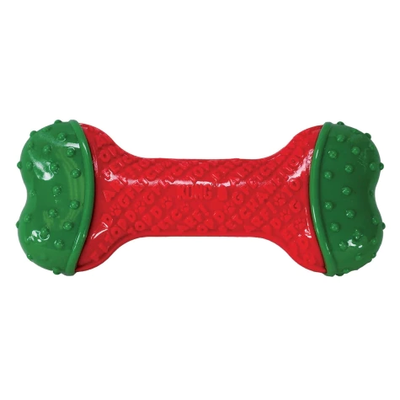 Kong Holiday Dog Toy Core Strength Bone  Dog Toys  | PetMax Canada
