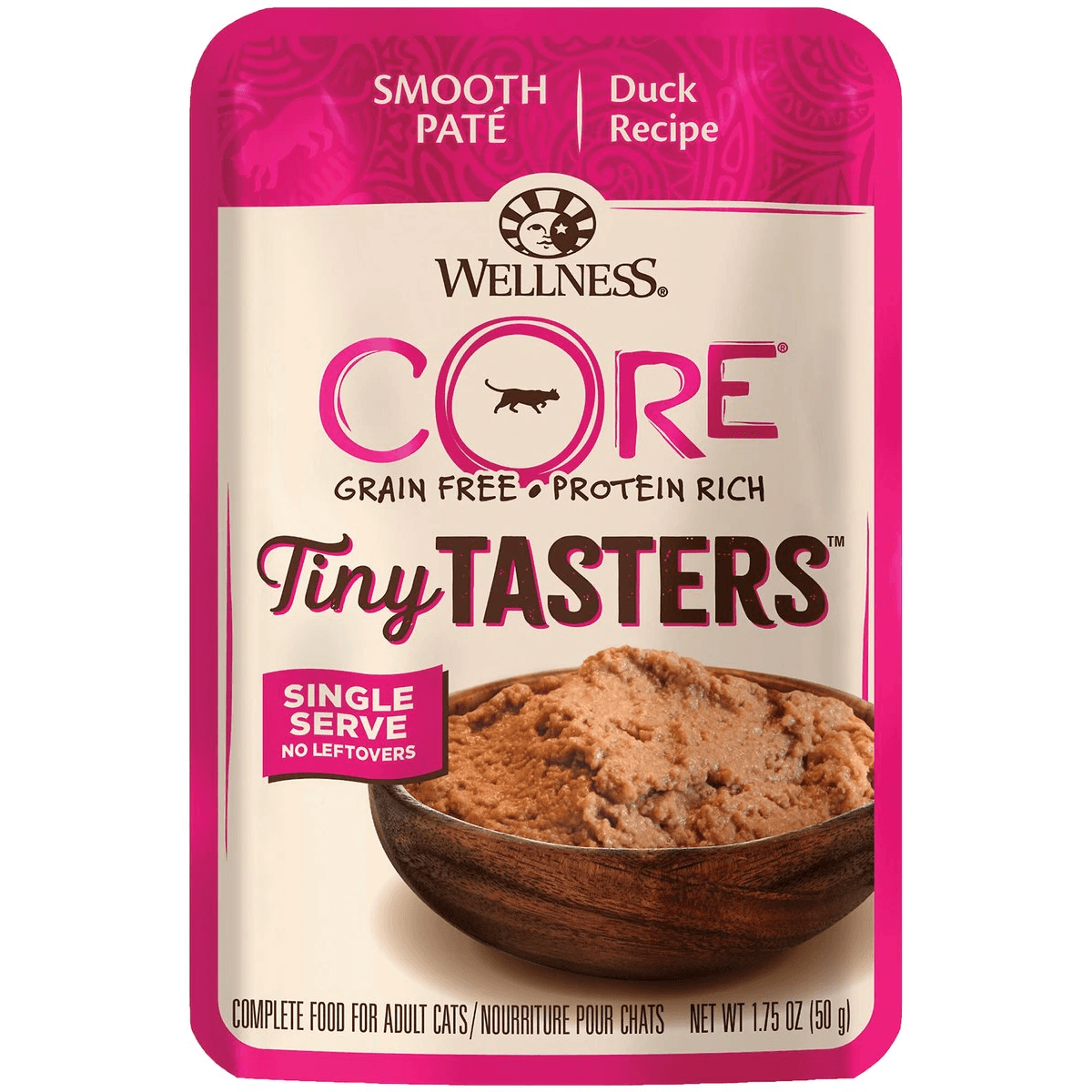Wellness CORE Tiny Tasters Duck Wet Cat Food - 50g - Canned Cat Food - Wellness - PetMax Canada