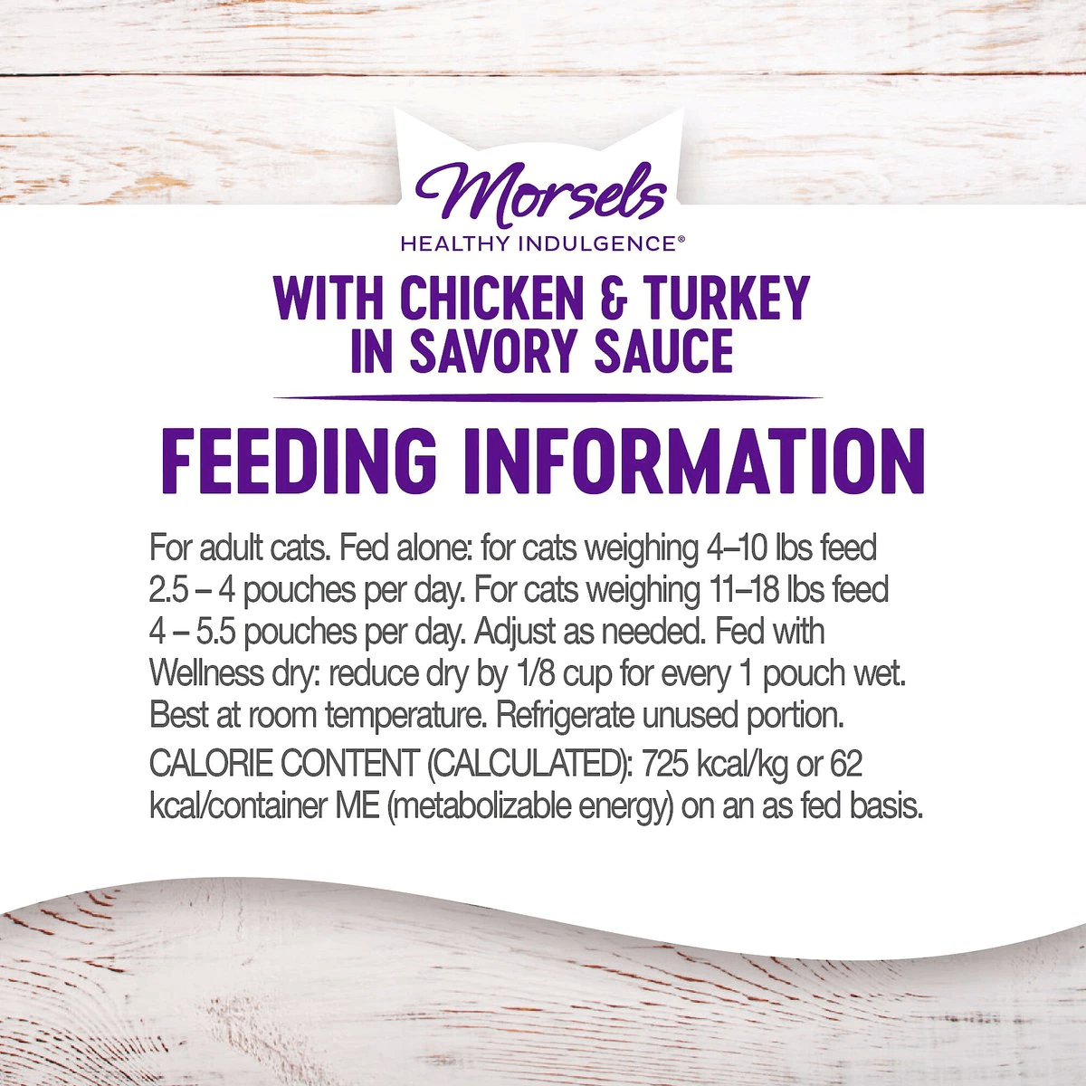 Wellness Healthy Indulgence Morsels Chicken & Turkey Wet Cat Food - 85g - Canned Cat Food - Wellness - PetMax Canada