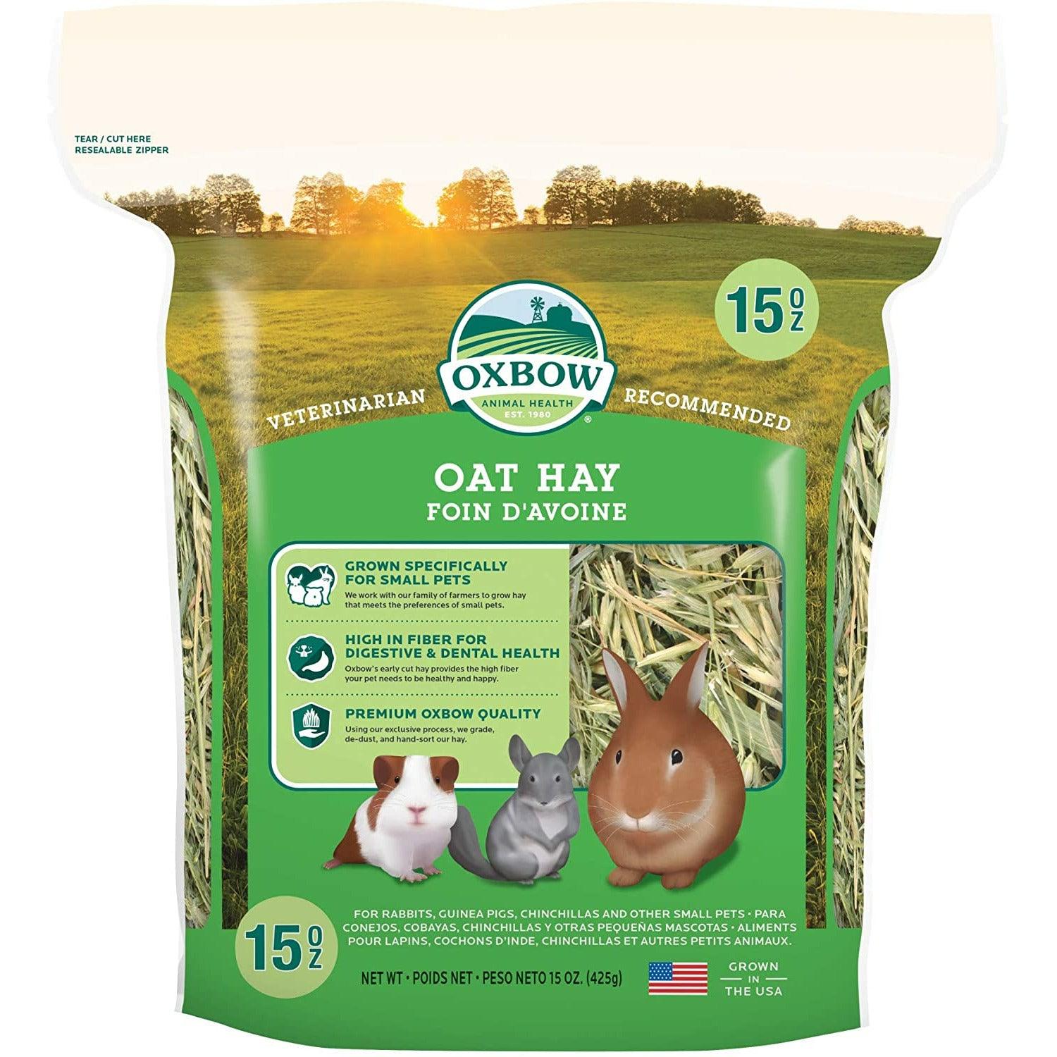 Oxbow Oat Hay - 425g - Small Animal Litter - Oxbow - PetMax Canada