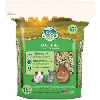 Oxbow Oat Hay - 425g - Small Animal Litter - Oxbow - PetMax Canada