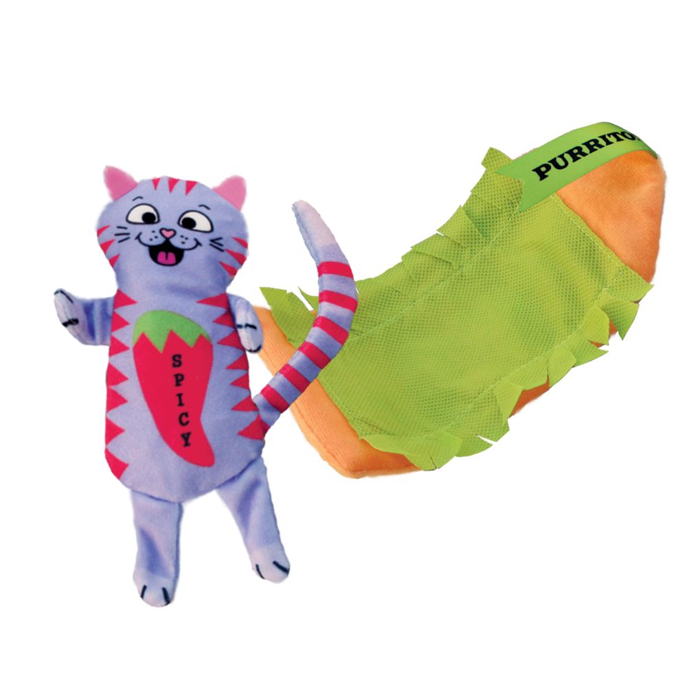 Kong Cat Toy Pull-A-Partz Purrito  Cat Toys  | PetMax Canada
