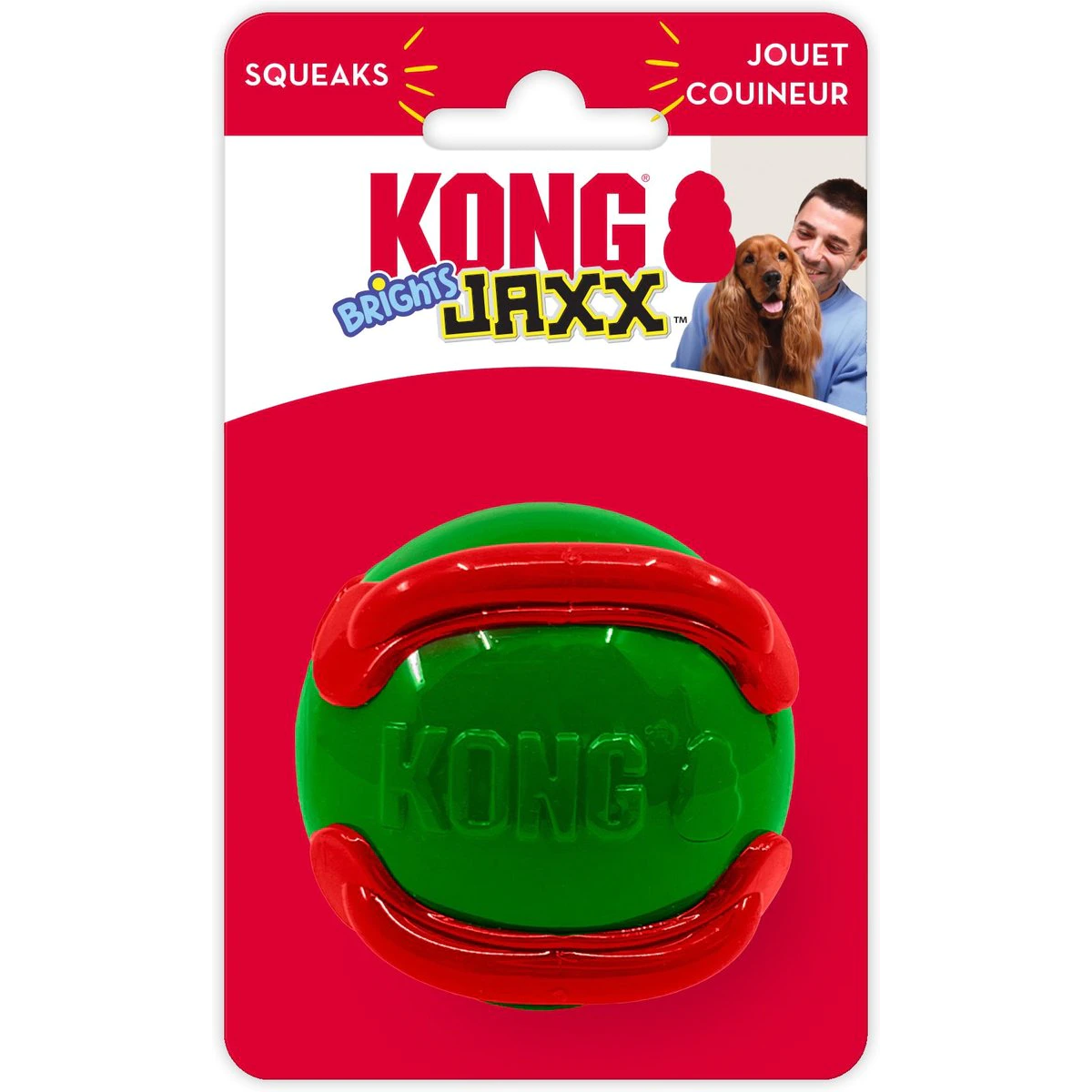 Kong Holiday Dog Toy Jaxx Brights Ball  Dog Toys  | PetMax Canada