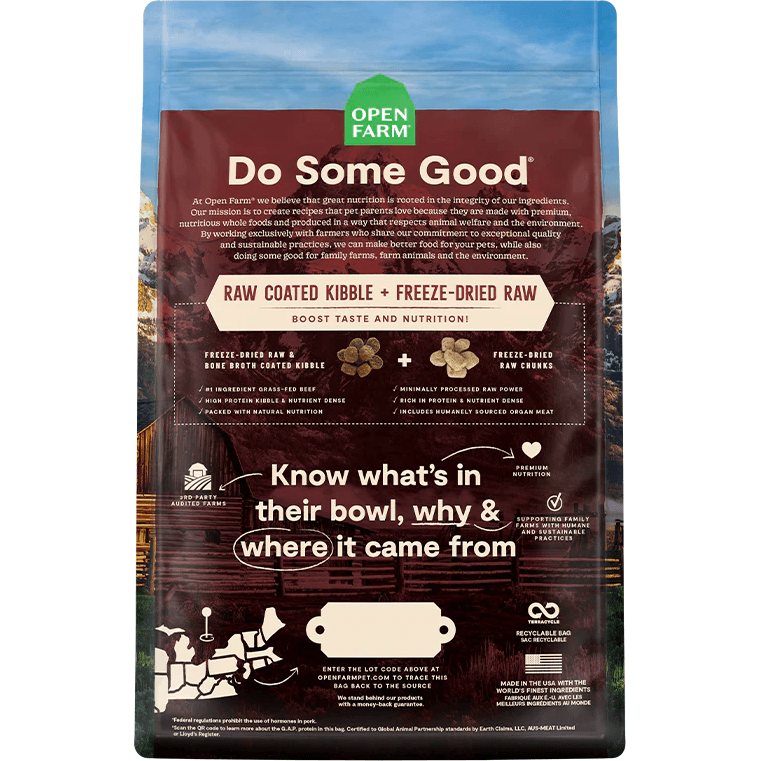 Open Farm Front Range Ancient Grains RawMix for Dogs  Dog Food  | PetMax Canada