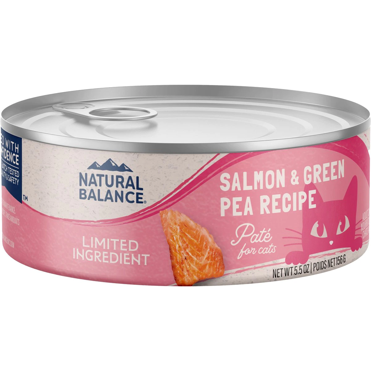 Natural Balance L.I.D. Limited Ingredient Diets Salmon & Green Pea Formula Grain-Free Canned Cat Food  Canned Cat Food  | PetMax Canada