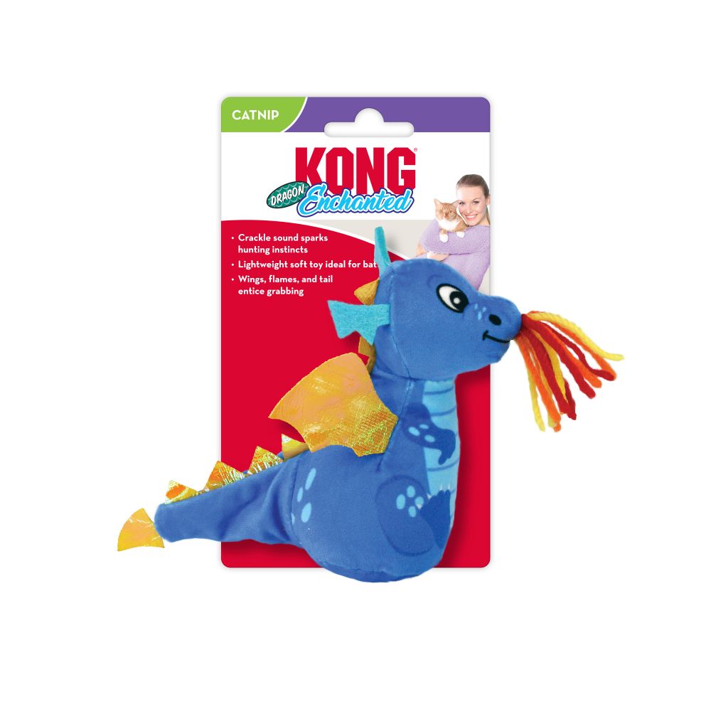 Kong Cat Toy Enchanted Dragon  Cat Toys  | PetMax Canada