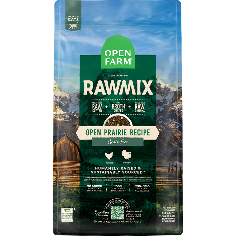 Open Farm Open Prairie Grain-Free RawMix for Cats  Cat Food  | PetMax Canada