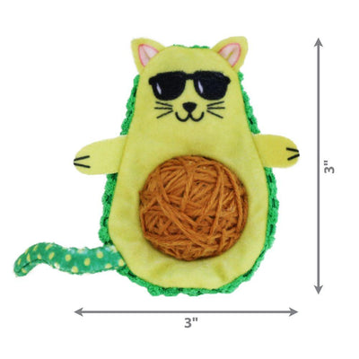 Kong Cat Toy Wrangler Avocado - Avocado - Cat Toys - Kong - PetMax Canada